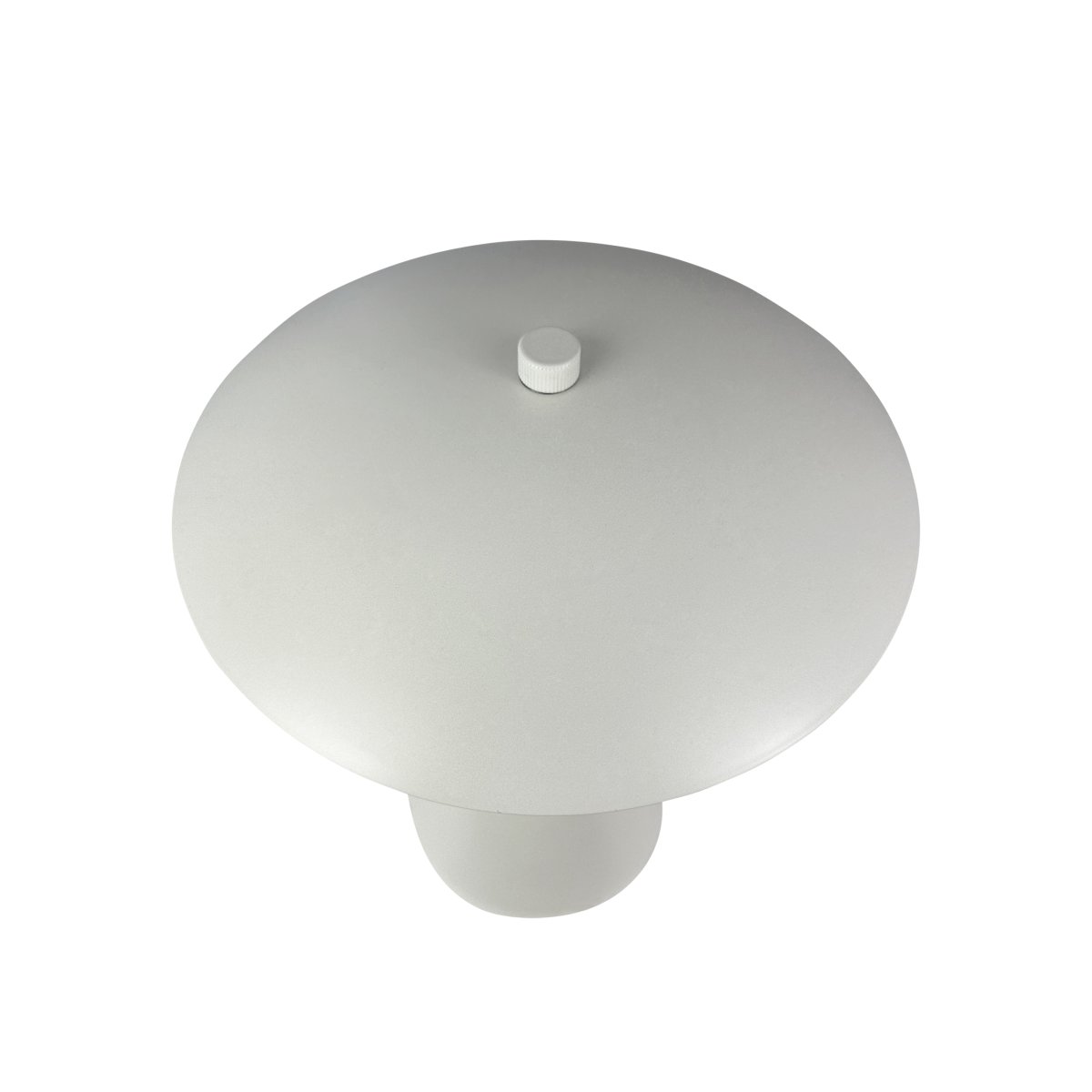 Vienna 28cm Blanco crema portátil De Dyberg Larsen - La lámpara LED Vienna impresiona por su luz suave y agradable, que se puede ajustar en tres niveles de brillo y crea así la atmósfera adecuada.