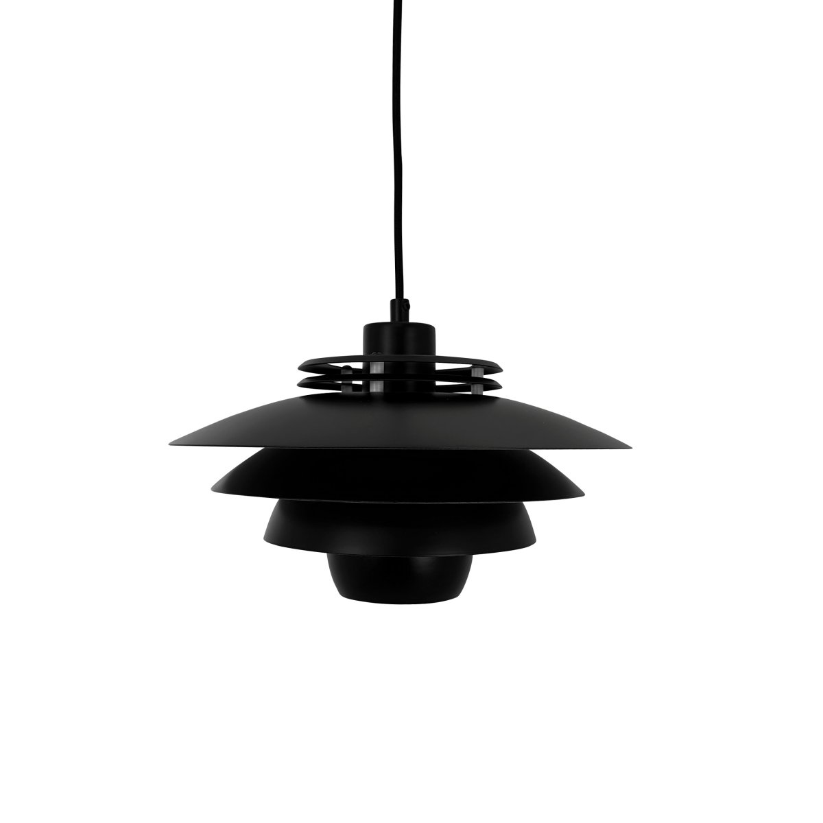 Ejka Ø30 Negro Lámpas de techo De Dyberg Larsen - La lámpara colgante Ejka Mini no es solo una solución de iluminación, sino también una elegante declaración de diseño que realza su hogar.