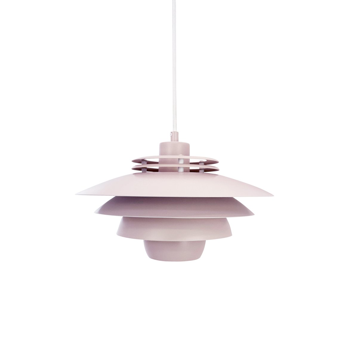 Ejka Ø30 Rosa Lámpas de techo De Dyberg Larsen - La lámpara colgante Ejka Mini no es solo una solución de iluminación, sino también una elegante declaración de diseño que realza su hogar.