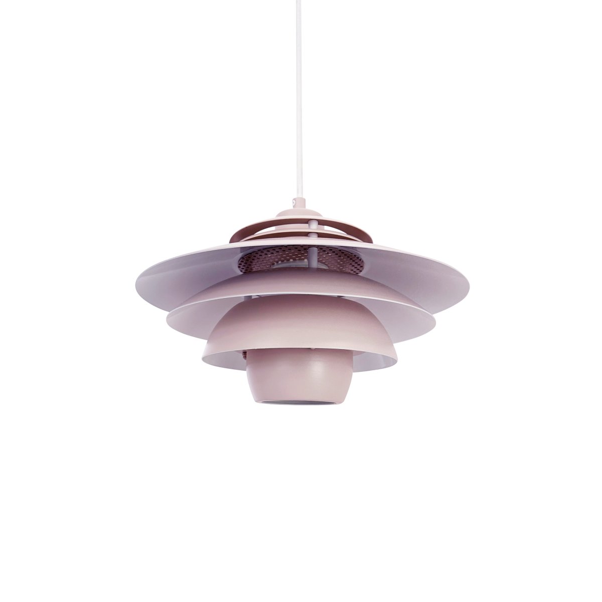 Ejka Ø30 Rosa Lámpas de techo De Dyberg Larsen - La lámpara colgante Ejka Mini no es solo una solución de iluminación, sino también una elegante declaración de diseño que realza su hogar.