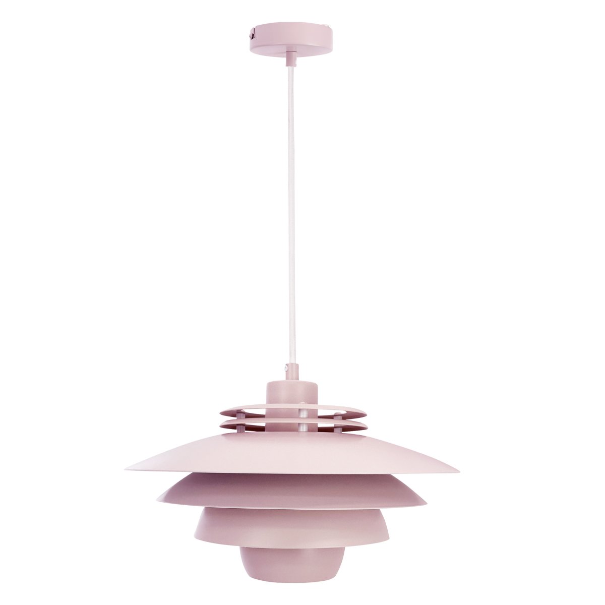 Ejka Ø30 Rosa Lámpas de techo De Dyberg Larsen - La lámpara colgante Ejka Mini no es solo una solución de iluminación, sino también una elegante declaración de diseño que realza su hogar.
