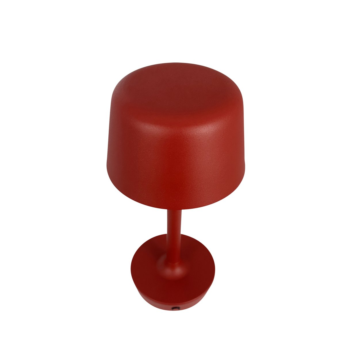 Flow 25cm Rojo oscuro portátil De Dyberg Larsen - La carga se realiza mediante un cable USB-C (adaptador no incluido) y debe protegerse de la humedad cuando no esté en uso.