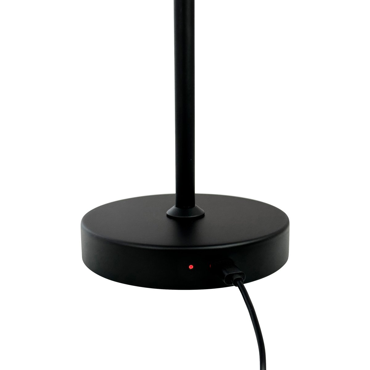 Stockholm 30cm Negro portátil De Dyberg Larsen - El pr&aacute;ctico indicador de bater&iacute;a muestra claramente cuando es el momento de cargar y, cuando est&aacute; completamente cargada, la luz brilla hasta 6 horas con una carga de bater&iacute;a.