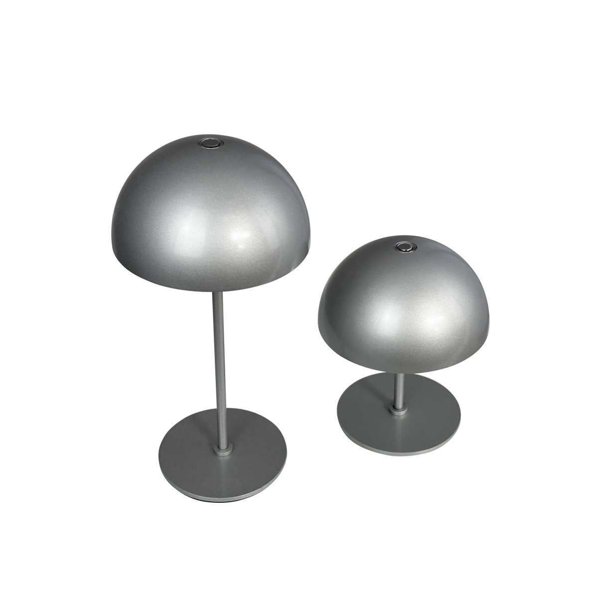 Along set 20cm Plata portátil De Dyberg Larsen - Se entregan en pares y se pueden montar en tres versiones diferentes: una alta y una baja, dos altas o una baja.