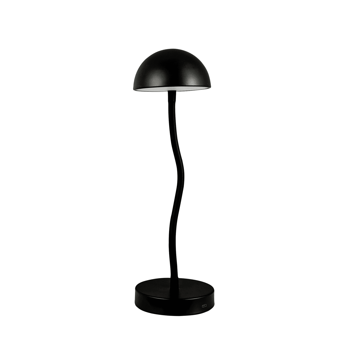 Fonzy 38cm Negro portátil De Dyberg Larsen - Fonzy bordslampa &auml;r b&aring;de rolig och praktisk, och dess flexibilitet g&ouml;r den till ett perfekt val f&ouml;r den som vill ha en lampa som &auml;r b&aring;de funktionell och stilren.