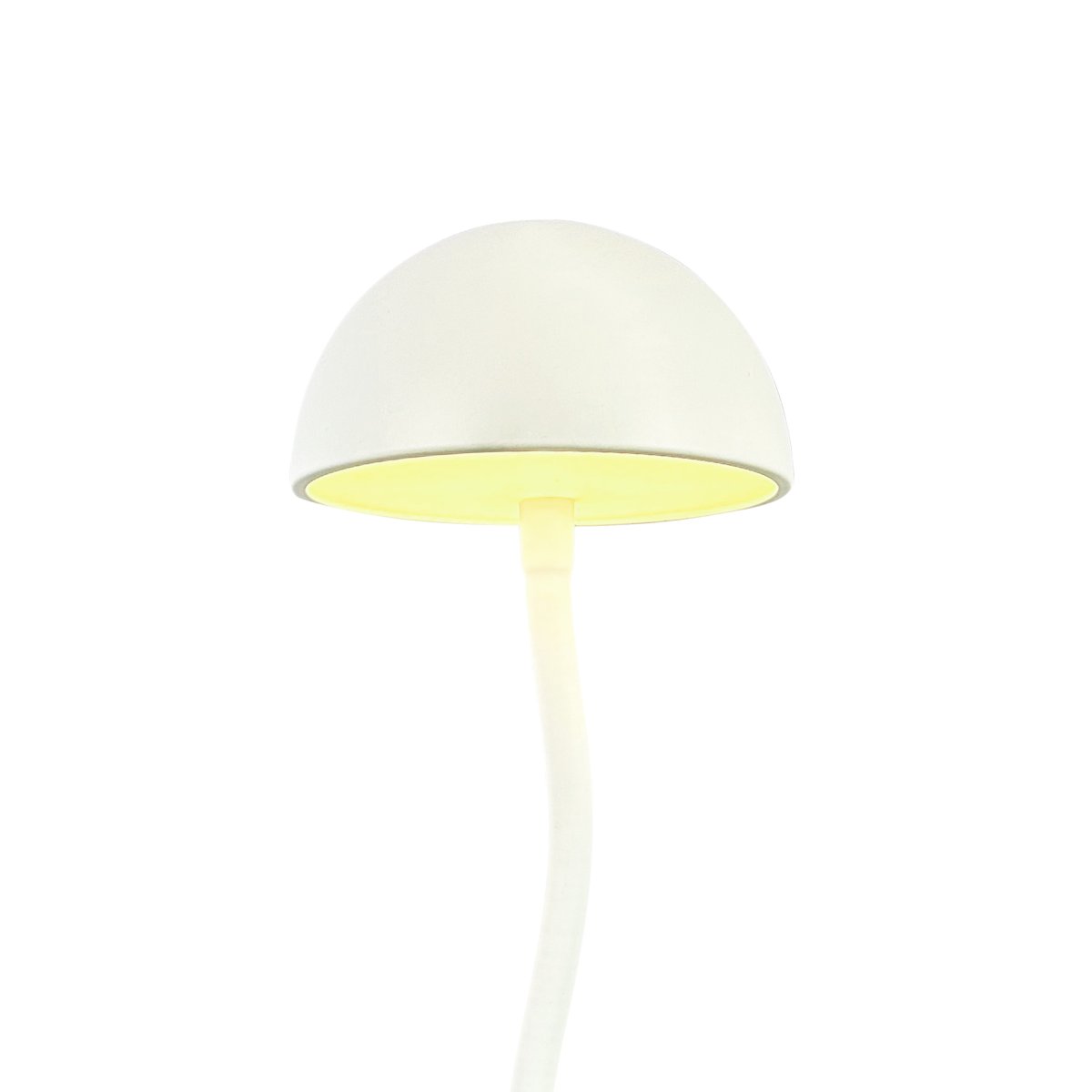 Fonzy 38cm Blanco portátil De Dyberg Larsen - Fonzy bordslampa &auml;r b&aring;de rolig och praktisk, och dess flexibilitet g&ouml;r den till ett perfekt val f&ouml;r den som vill ha en lampa som &auml;r b&aring;de funktionell och stilren.