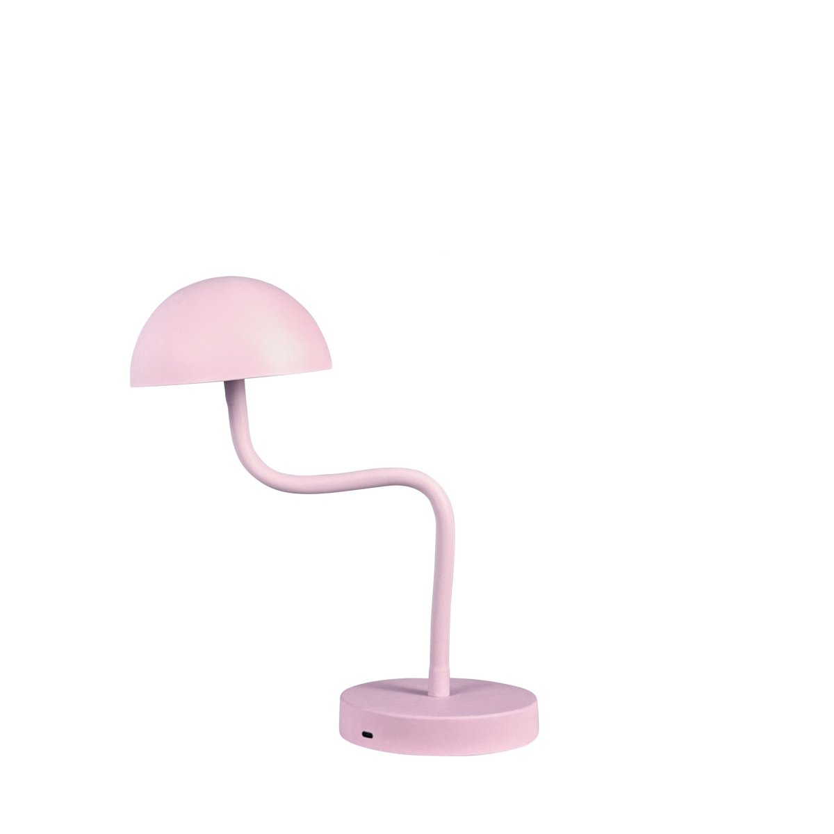Fonzy 38cm Rosa portátil De Dyberg Larsen - Fonzy bordslampa &auml;r b&aring;de rolig och praktisk, och dess flexibilitet g&ouml;r den till ett perfekt val f&ouml;r den som vill ha en lampa som &auml;r b&aring;de funktionell och stilren.