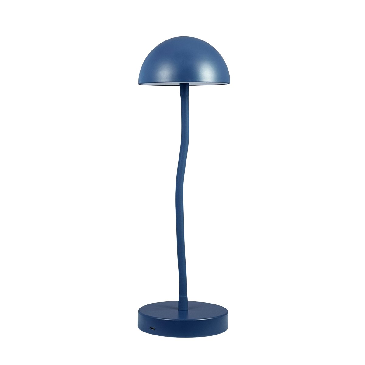 Fonzy 38cm Azul portátil De Dyberg Larsen - Fonzy bordslampa &auml;r b&aring;de rolig och praktisk, och dess flexibilitet g&ouml;r den till ett perfekt val f&ouml;r den som vill ha en lampa som &auml;r b&aring;de funktionell och stilren.