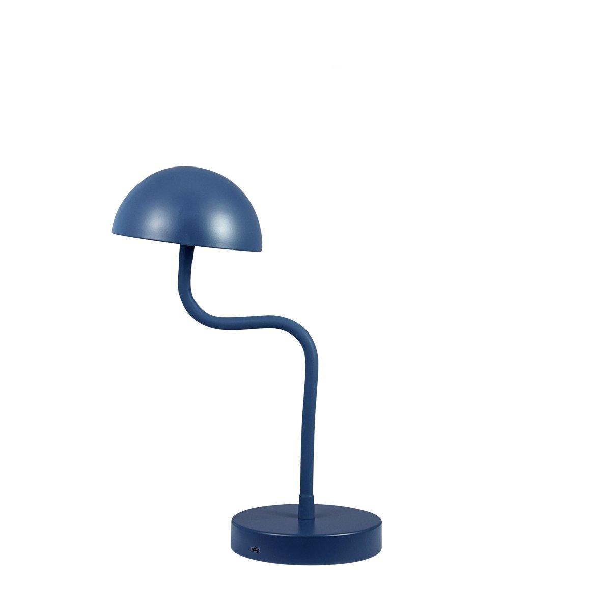 Fonzy 38cm Azul portátil De Dyberg Larsen - Fonzy bordslampa &auml;r b&aring;de rolig och praktisk, och dess flexibilitet g&ouml;r den till ett perfekt val f&ouml;r den som vill ha en lampa som &auml;r b&aring;de funktionell och stilren.