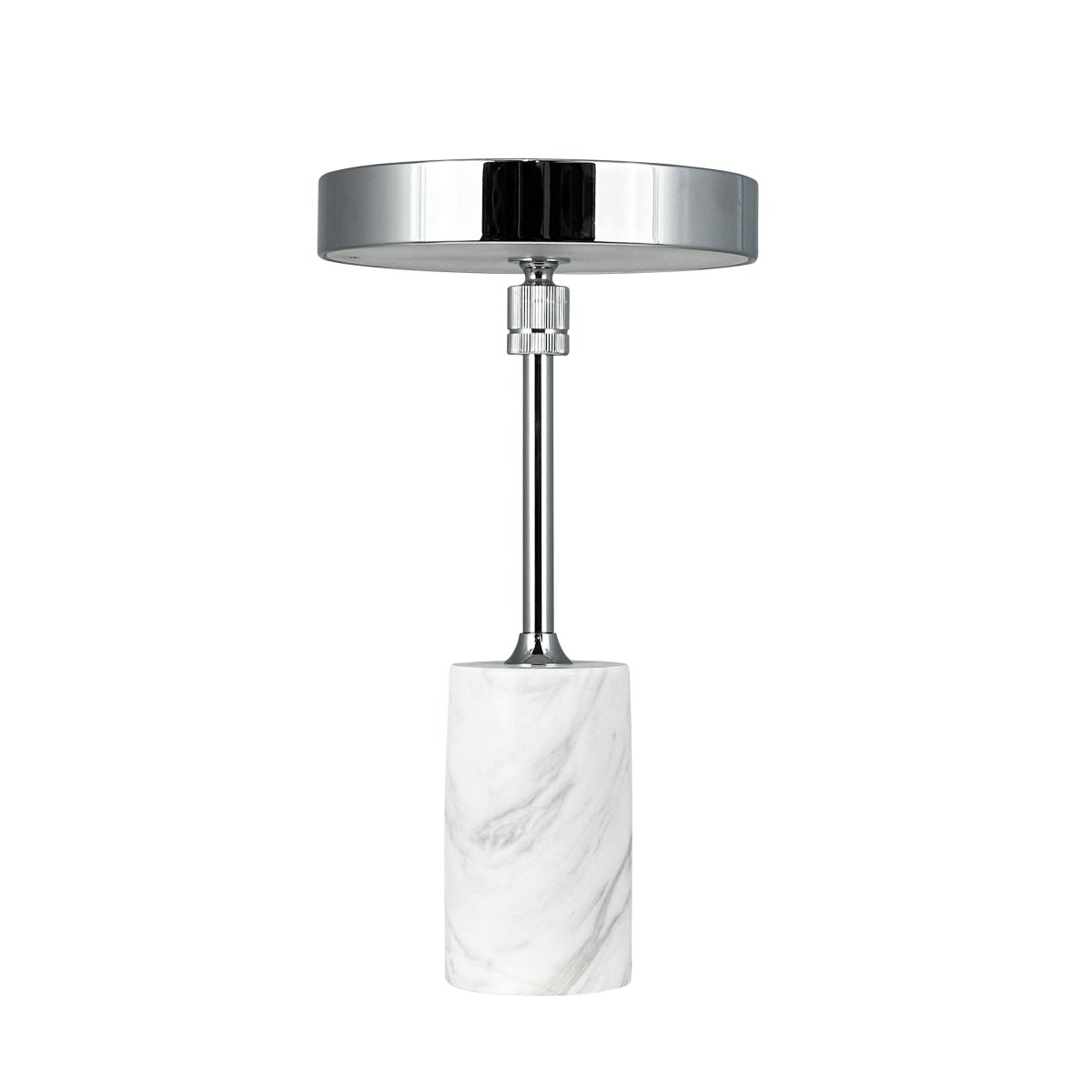 Starlight LED 25cm Cromo portátil De Dyberg Larsen - Med tre ljusstyrkeniv&aring;er och ett justerbart lamphuvud kan du enkelt kontrollera b&aring;de intensitet och riktning &ndash; perfekt f&ouml;r arbete, l&auml;sning eller att skapa en mysig atmosf&auml;r.