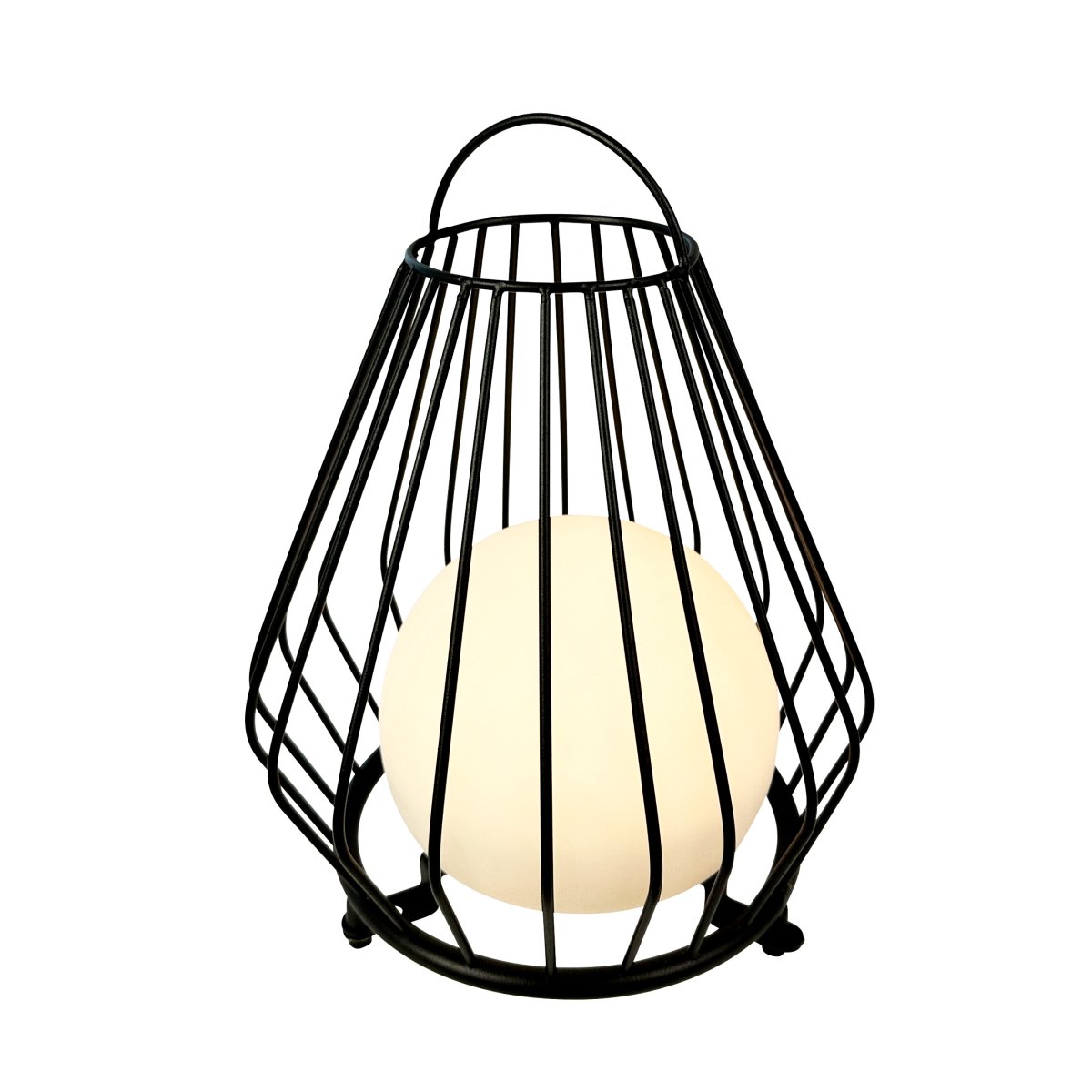 Evesham 23cm Negro portátil De Dyberg Larsen - Den stiliga svarta f&auml;rgen ger ett naturligt och i&ouml;gonfallande inslag i utomhusmilj&ouml;n och bidrar till en inbjudande atmosf&auml;r p&aring; kv&auml;llen.