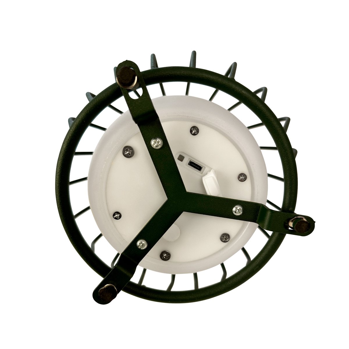 Evesham 23cm Verde portátil De Dyberg Larsen - Den stiliga gr&ouml;na f&auml;rgen ger ett naturligt och i&ouml;gonfallande inslag i utomhusmilj&ouml;n och bidrar till en inbjudande atmosf&auml;r p&aring; kv&auml;llen.