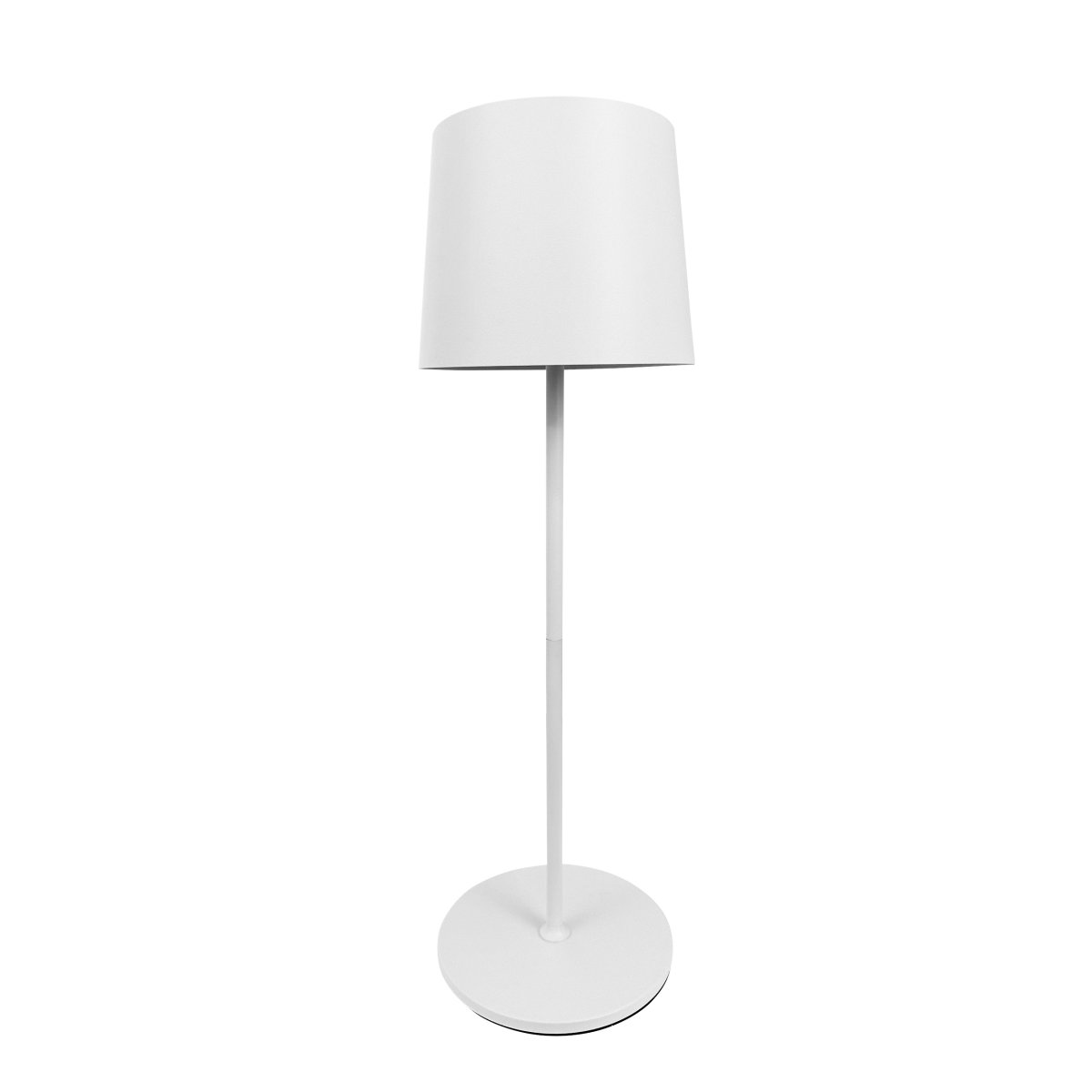 Karl 37cm Blanco portátil De Dyberg Larsen - Con dos barras de lámpara ajustables, puede ajustar la altura para adaptarla a sus necesidades, y los tres niveles de luz brindan la iluminación perfecta para todas las ocasiones, desde una luz brillante hasta una atmósfera tenue.
