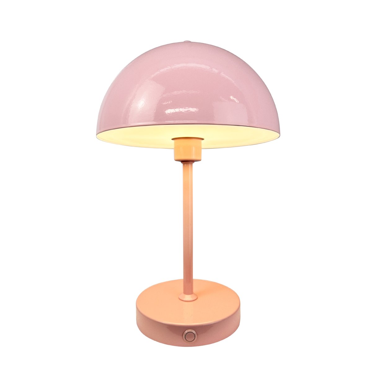 Stockholm 30cm Rosa portátil De Dyberg Larsen - El pr&aacute;ctico indicador de bater&iacute;a muestra claramente cuando es el momento de cargar y, cuando est&aacute; completamente cargada, la luz brilla hasta 6 horas con una carga de bater&iacute;a.