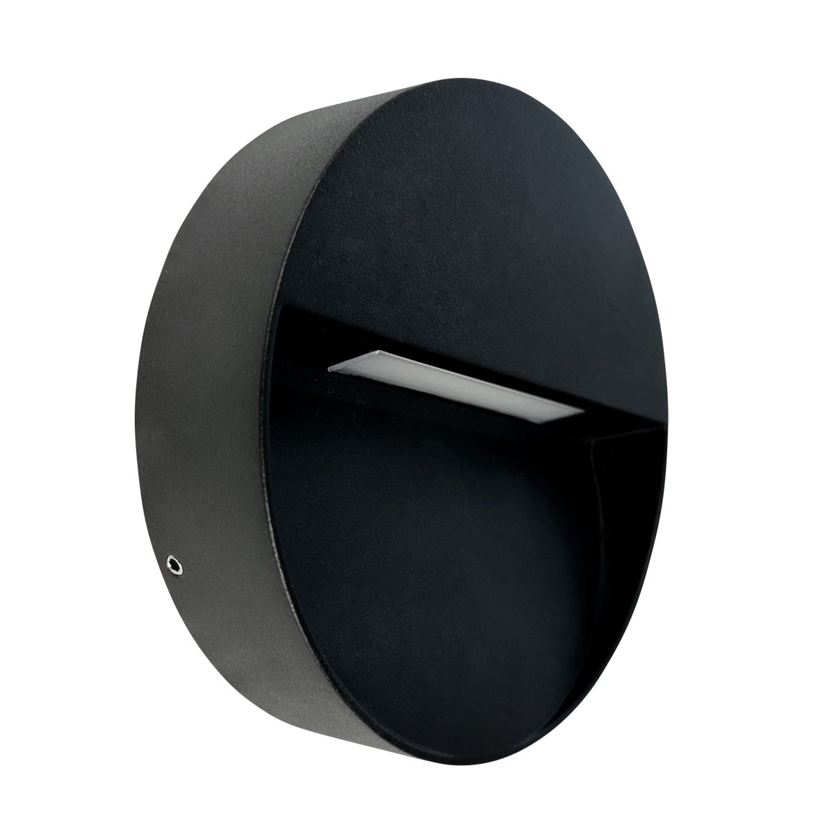 Pluto Negro lámpara de exterior De Dyberg Larsen - La lámpara de exterior Pluto tiene un diámetro práctico de p&aring; Mide 15 cm y está fabricado en aluminio duradero con un elegante acabado negro.