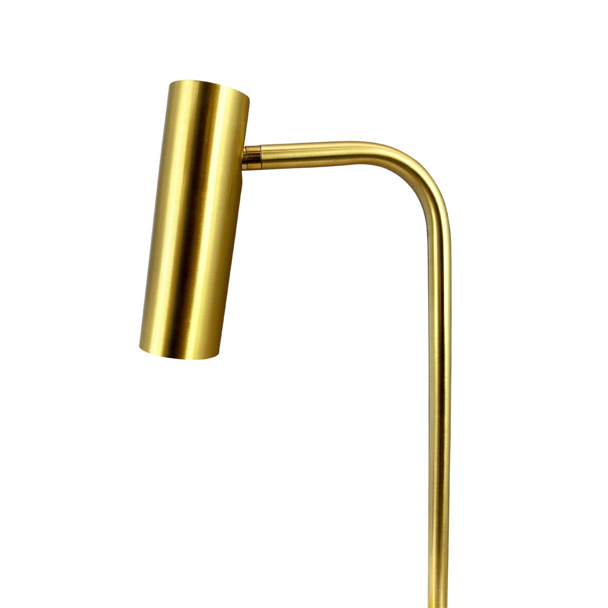 Skagerrak 50cm Latón lámpara de escritorio De Dyberg Larsen - Gracias al foco m&oacute;vil, la l&aacute;mpara es ideal como luz de lectura en la mesita de noche o en el escritorio y proporciona una luz suave y enfocada que crea una atm&oacute;sfera agradable.