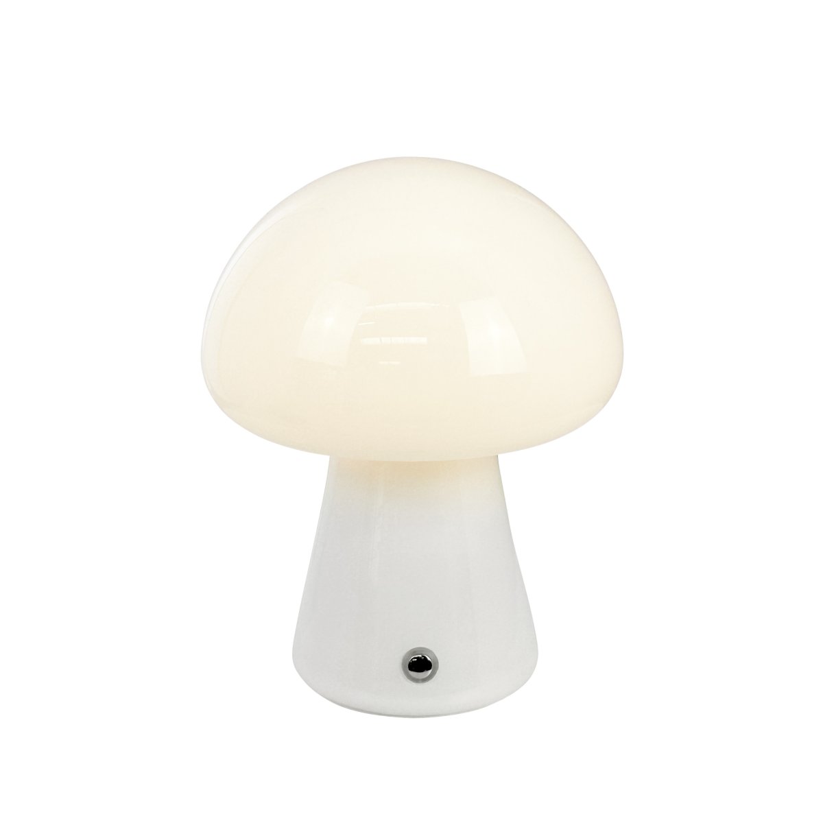 Morkel 20cm Blanco portátil De Dyberg Larsen - Gracias a su tamaño compacto y diseño inalámbrico, se puede colocar fácilmente en cualquier lugar, lo que lo hace ideal para la sala de estar, el dormitorio o la oficina.