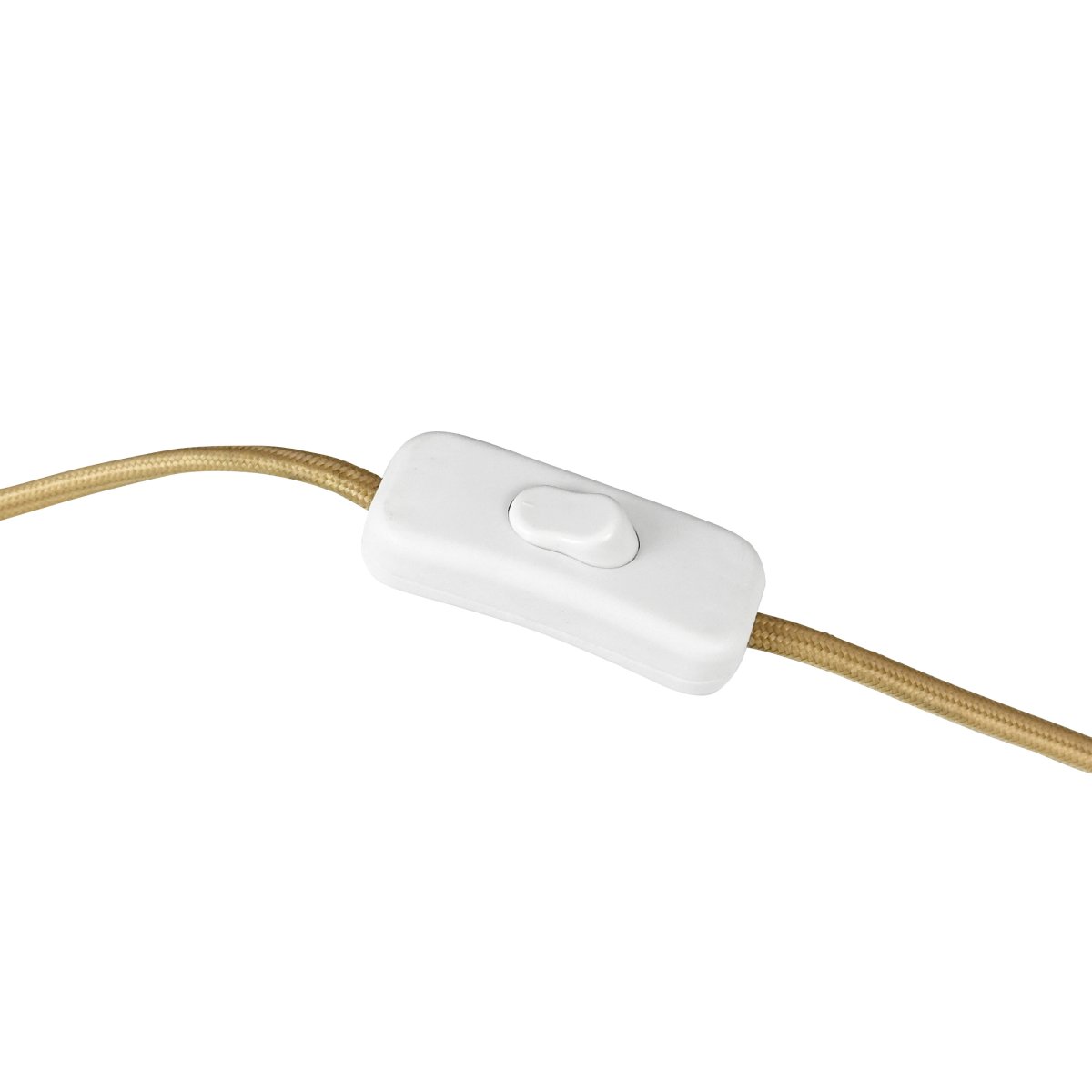 Globus 44cm Latón/beige lámpara de mesa De Dyberg Larsen - Con un di&aacute;metro de 30 cm y una altura de 44 cm, se convertir&aacute; en el centro de atenci&oacute;n de cualquier estancia.