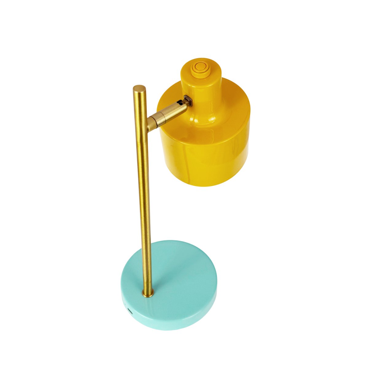 Ocean Mini 28cm Multicolor portátil De Dyberg Larsen - Se recarga f&aacute;cilmente con el cable USB-C de 120 cm incluido y se puede regular la intensidad de la luz mediante el interruptor en el cabezal.