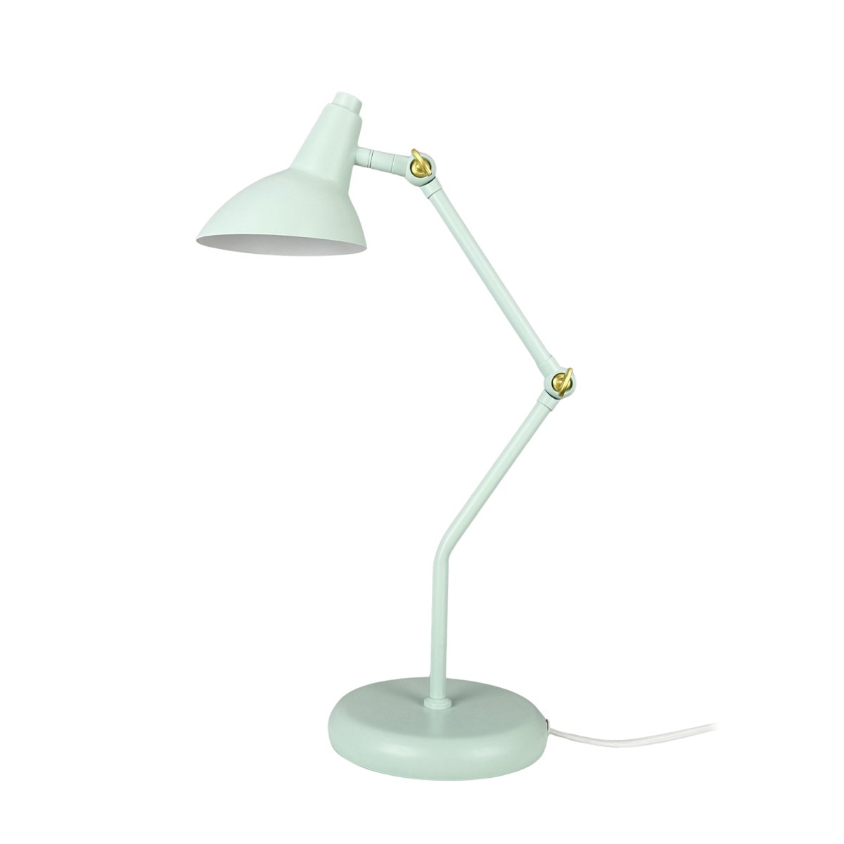 Vela 45cm Verde menta lámpara de escritorio De Dyberg Larsen - Proporciona una luz agradable y focalizada, y se adapta perfectamente a un escritorio, mesita de noche o mesa de centro.