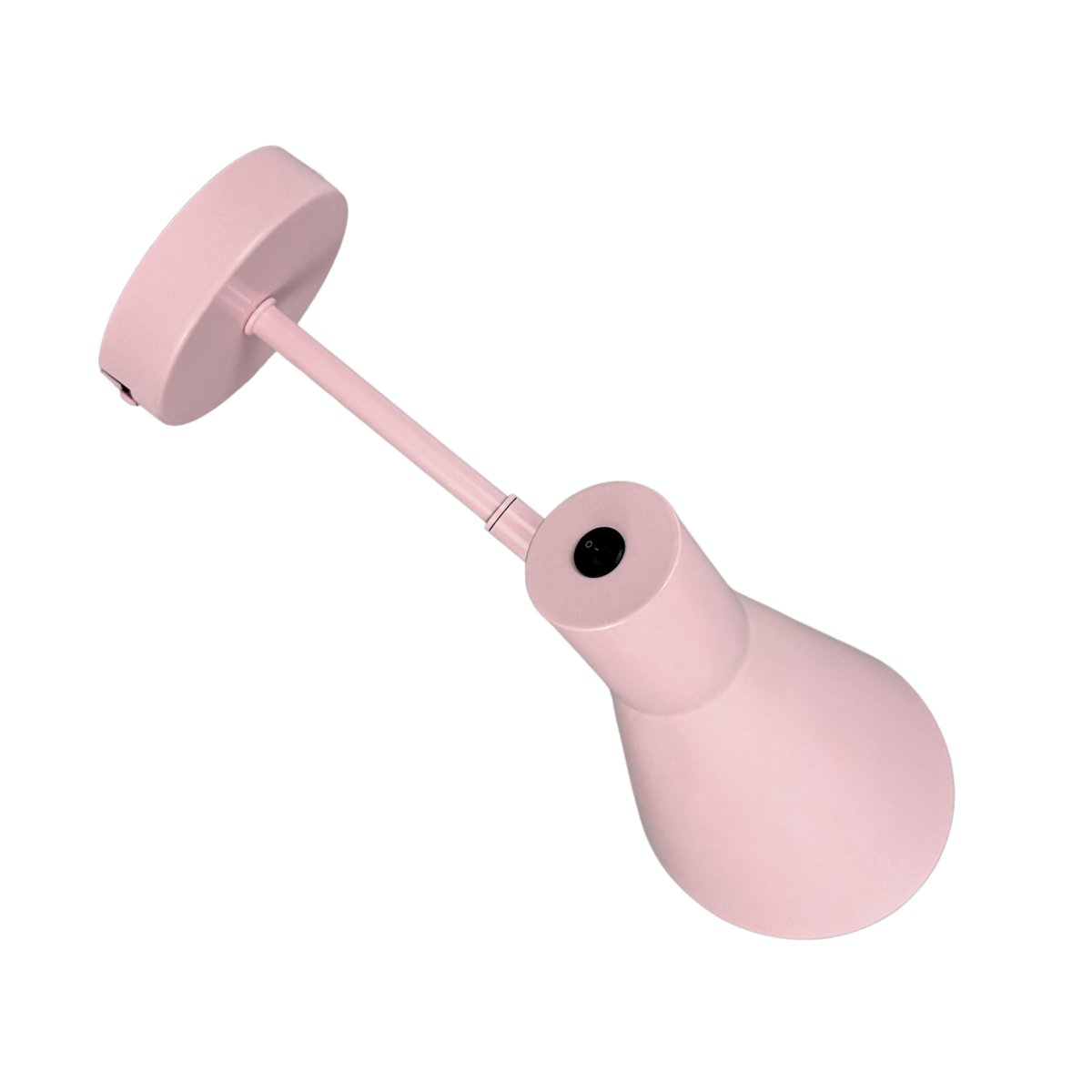 DL12 Rosa lámpara de lectura De Dyberg Larsen - Gracias a su pantalla ajustable, la luz se puede dirigir f&aacute;cilmente seg&uacute;n se necesite, ideal como l&aacute;mpara de lectura en el dormitorio o junto a un sill&oacute;n en el sal&oacute;n.