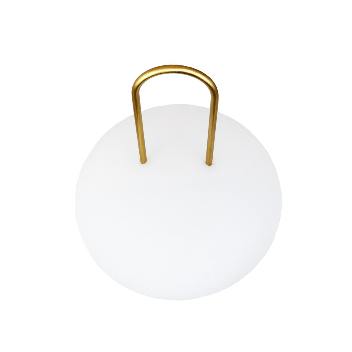 Ellipse 27cm Blanco portátil De Dyberg Larsen - La l&aacute;mpara cuenta con un LED integrado regulable en tres niveles, que se controla f&aacute;cilmente mediante el regulador en la pantalla.