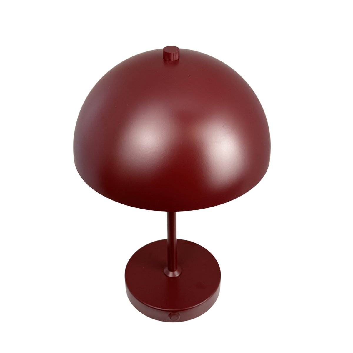 Stockholm 30cm ROJO portátil De Dyberg Larsen - Un pr&aacute;ctico indicador de bater&iacute;a se ilumina en verde cuando est&aacute; completamente cargada y en rojo cuando la bater&iacute;a est&aacute; baja.
