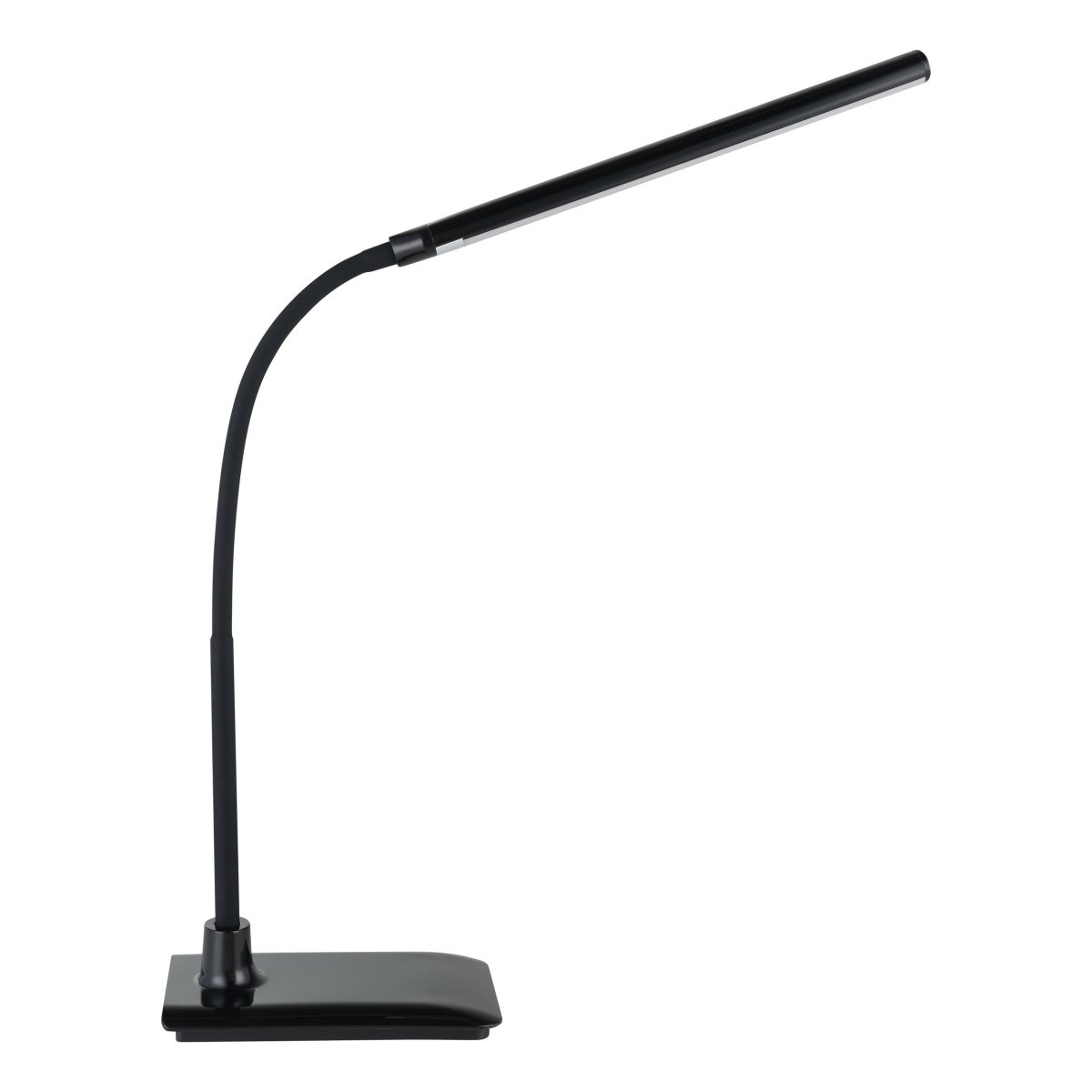 Laroa 48cm Negro lámpara de escritorio De Eglo - Fabricada en pl&aacute;stico, cuenta con un regulador de intensidad de 4 niveles en el cabezal, que permite ajustar el brillo de forma continua.