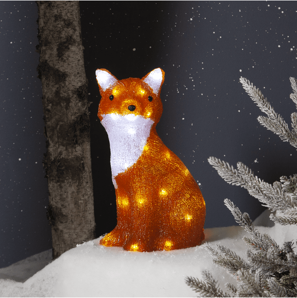 Crystalo Zorro Naranja De Star Trading - Una gran decoraci&oacute;n para el jard&iacute;n, la habitaci&oacute;n de los ni&ntilde;os o por qu&eacute; no colocarlo junto al &aacute;rbol de Navidad.