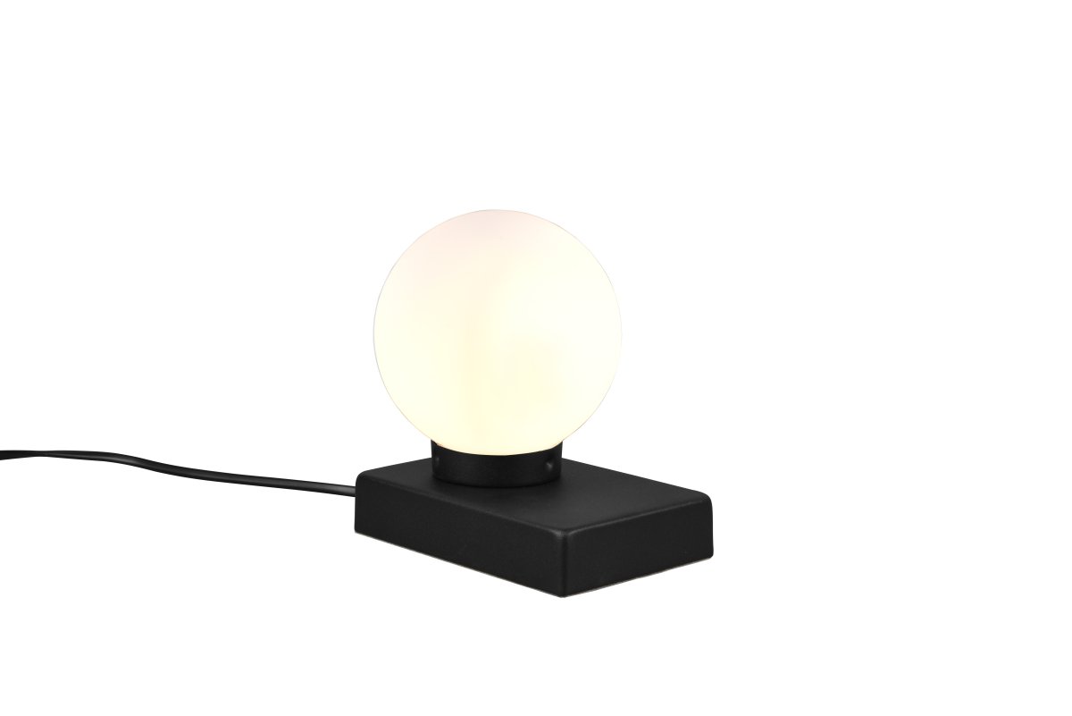 Davi 15cm Negro lámpara de mesa De Trio Lighting - 