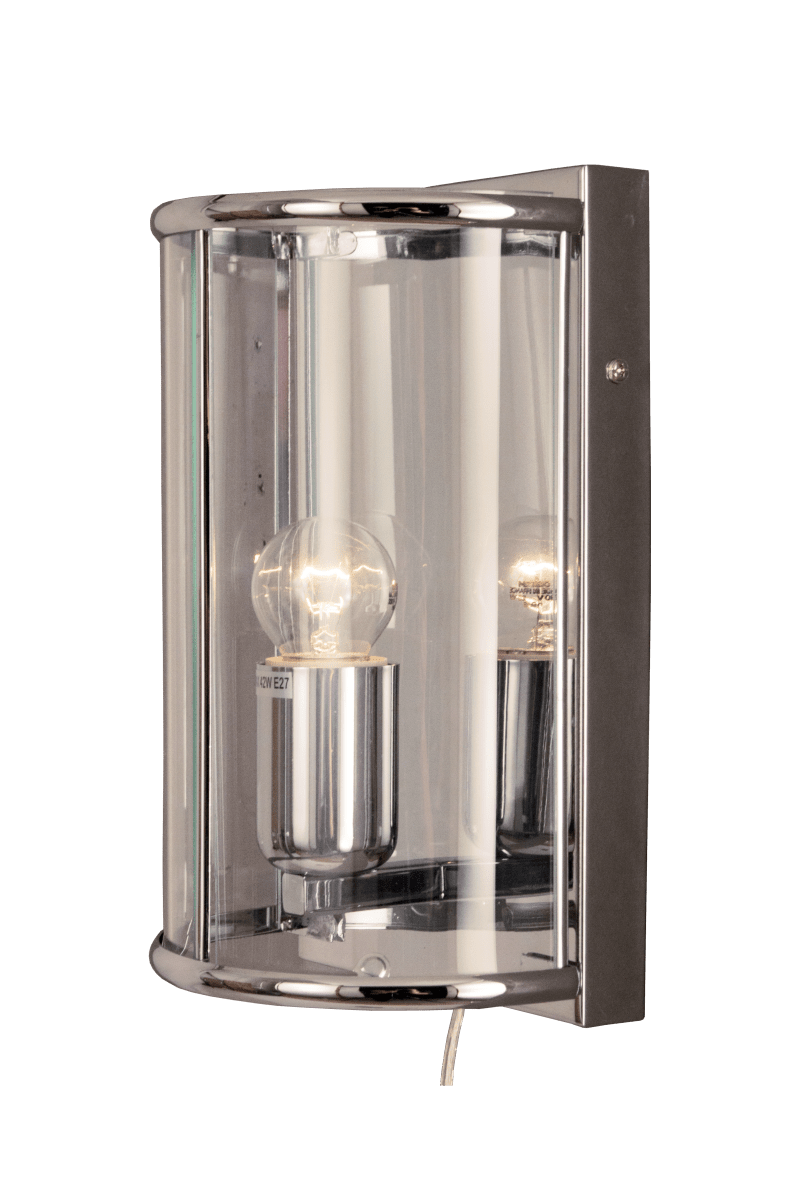 Budgie 25cm Cromo lámpara de pared De Aneta Lighting - 