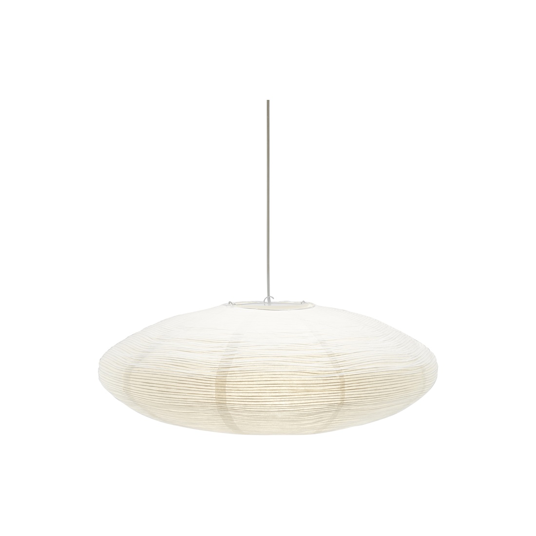 Yuni Pantalla Excl. Colgante Ø58 Blanco Lámpas de techo De PR Home - Yuni tiene la forma de una elipse con un diámetro de 58 cm y una altura de 23 cm.