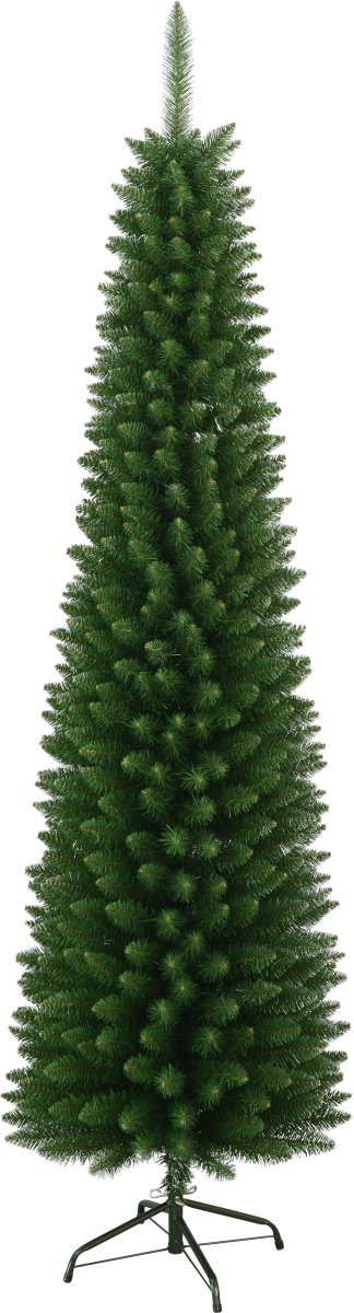 Slim 210cm De Star Trading - &Aacute;rbol de Navidad decorativo de color verde fino con una altura de 210 cm.