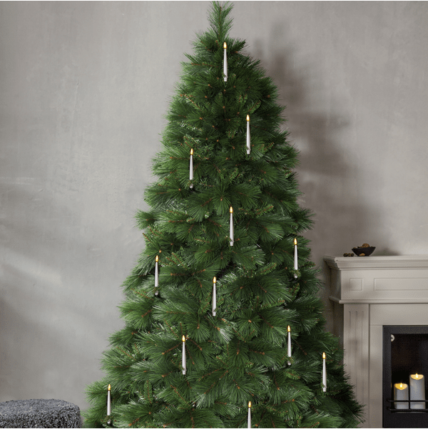 Cembra 240cm Verde De Star Trading - El hermoso &aacute;rbol artificial Cembra de Star Trading tiene forma de A y agujas mixtas, lo que le da un aspecto denso y elegante.