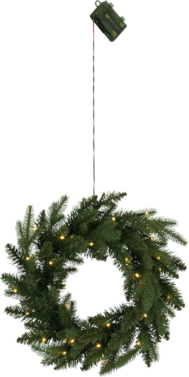 Byske Ø45 Verde De Star Trading - Corona de 45 cm con encaje mixto que la hace voluminosa.