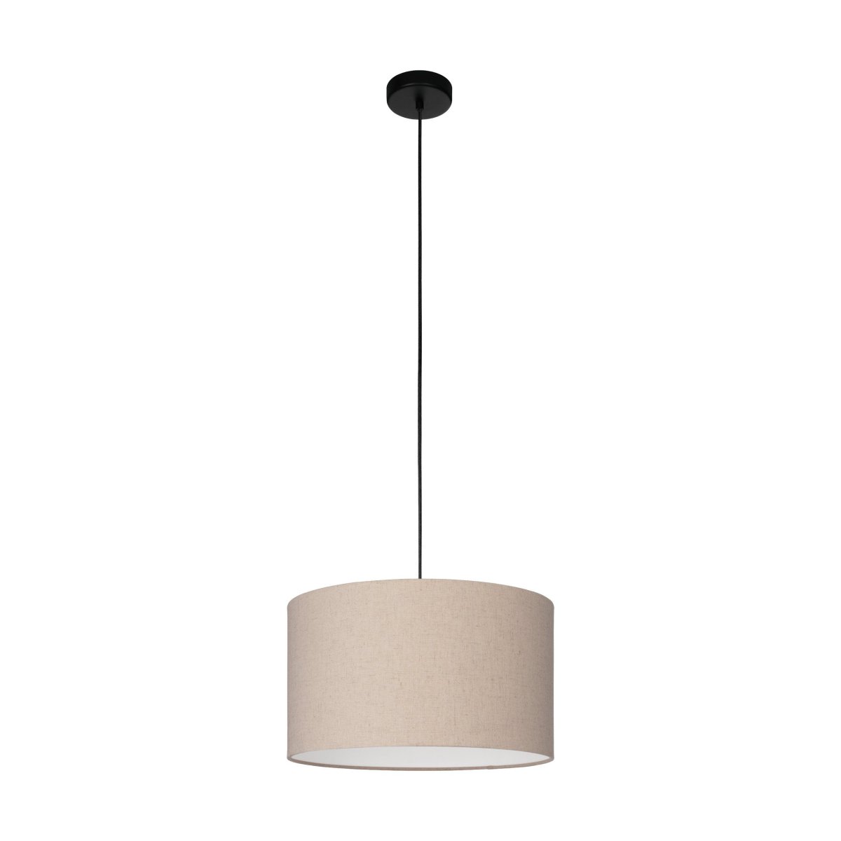 Feniglia Ø38 Beige Lámpas de techo De Eglo - La pantalla de lino en un tono c&aacute;lido y natural crea una luz suave y agradable.