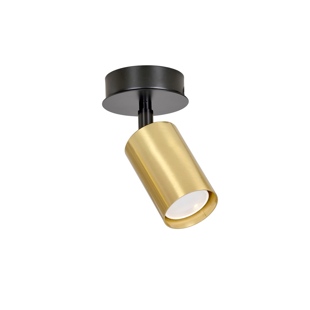 Zen Oro foco de techo De Emibig Lighting - La luz dirigida las hace ideales como iluminaci&oacute;n adicional sobre la encimera de la cocina, en el pasillo o junto a la cama.