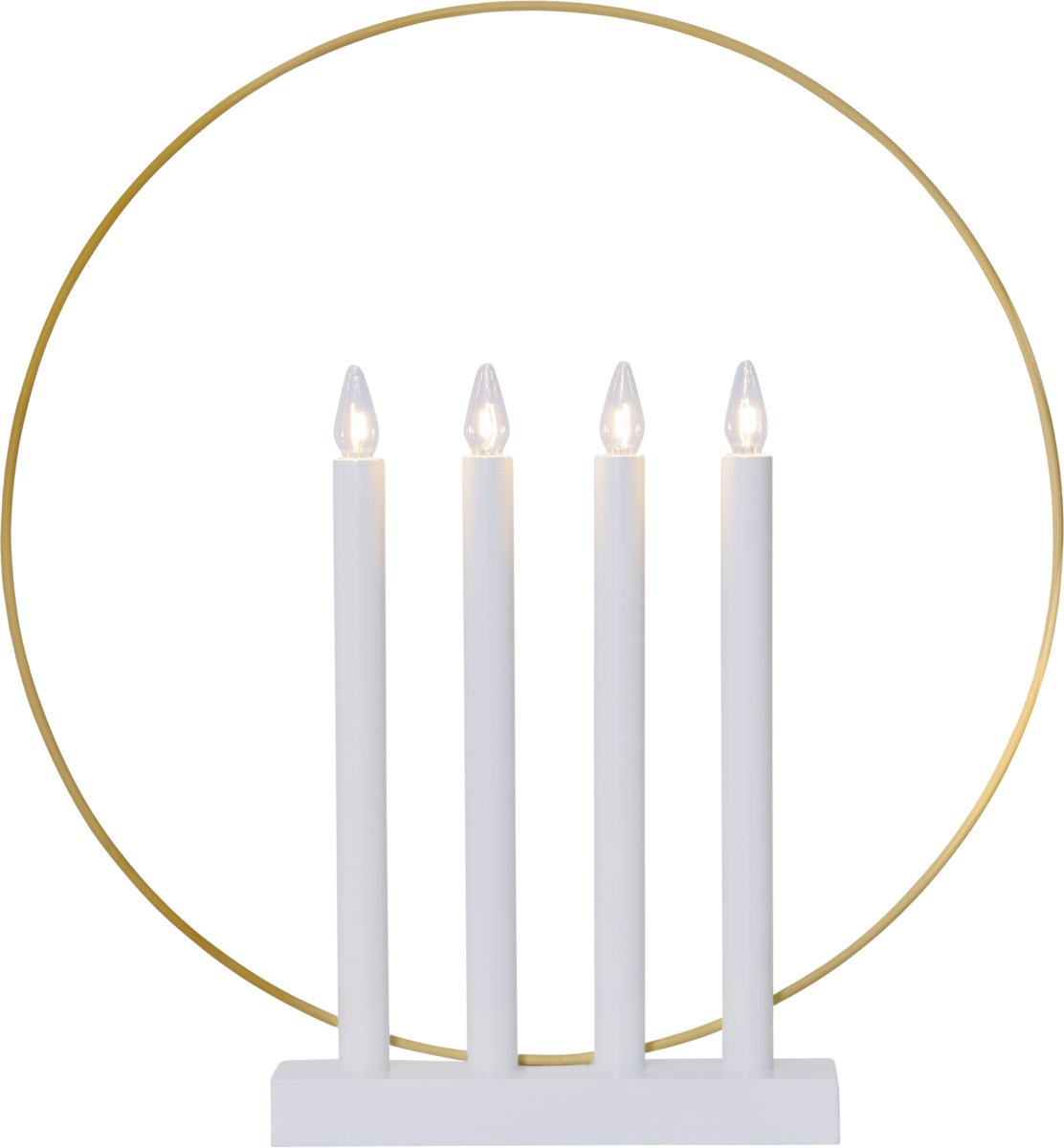 Glory Blanco De Star Trading - Viene con cable blanco de 1,8 m, interruptor de encendido y enchufe.