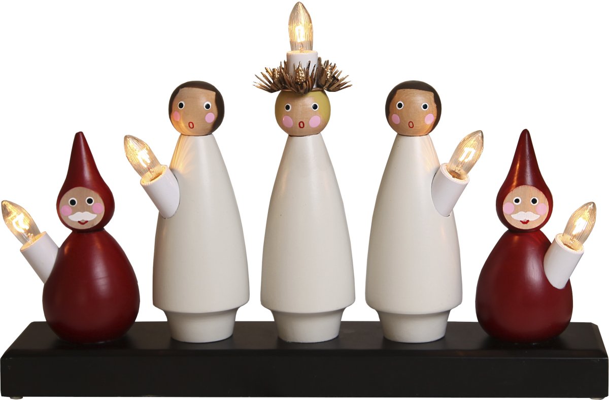 Lucia Choir De múltiples fines De Star Trading - Viene con cable blanco de 1,8 m, interruptor de encendido y enchufe.