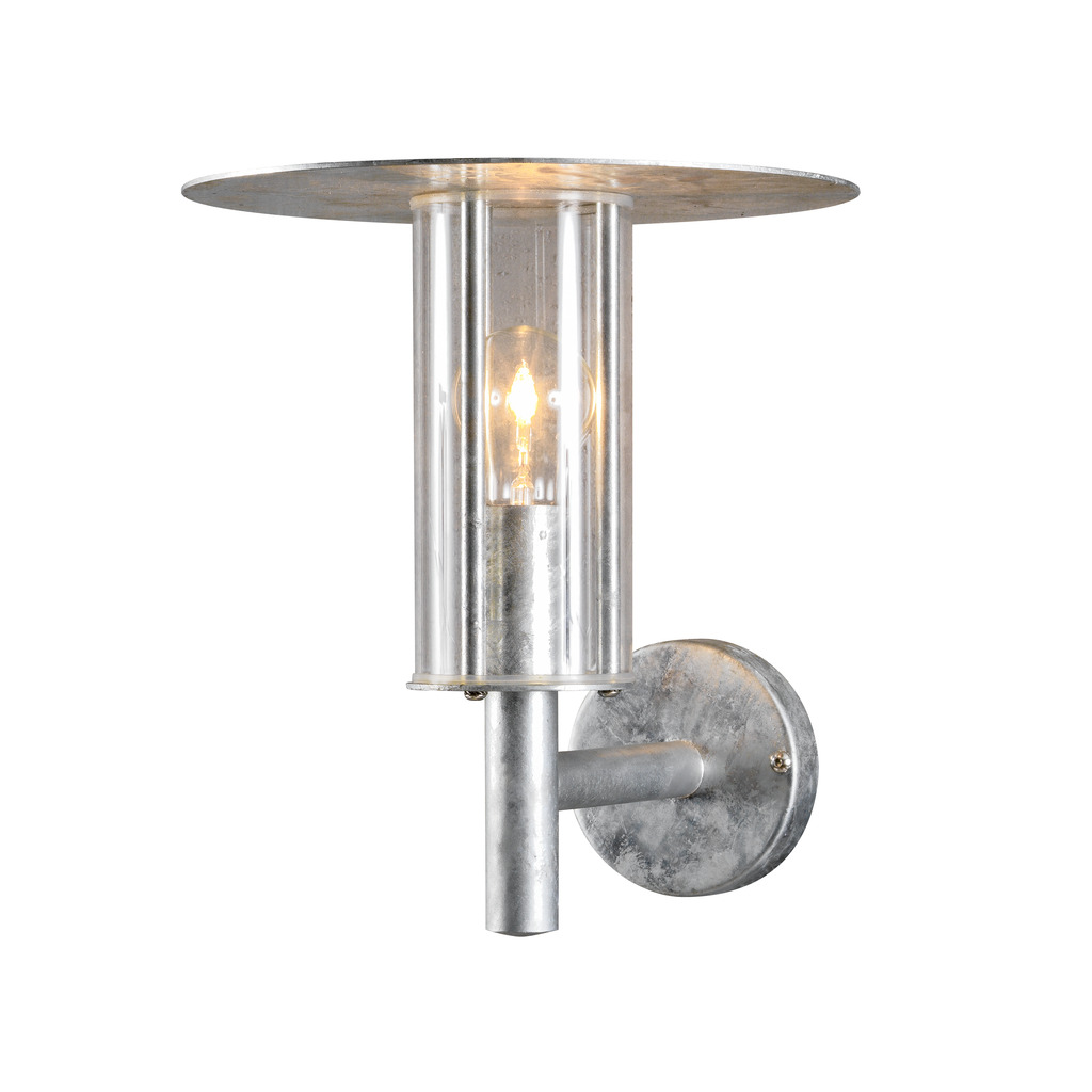 Mode acero galvanizado lámpara de exterior De Konstsmide - Dale a tu fachada un aspecto moderno y elegante con este aplique de pared galvanizado.
