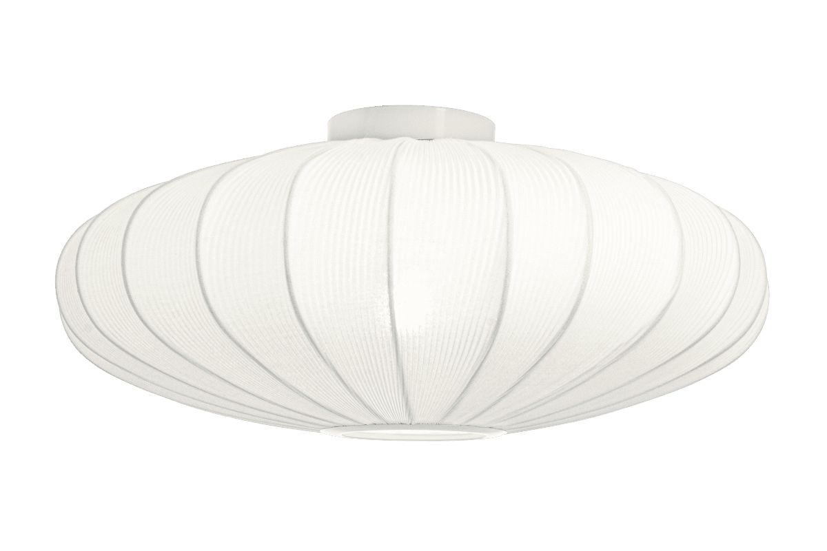 Mamsell Ø55 Blanco plafón De Aneta Lighting - Lámpara de suspensión con gancho y caja de techo metálica de color blanco.