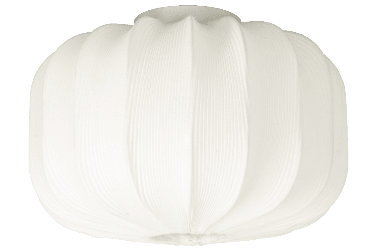 Madame Ø38 Blanco plafón De Aneta Lighting - Florón de techo fabricado en metal blanco con gancho de suspensión y terminal de conexión, enchufe de lámpara montable.