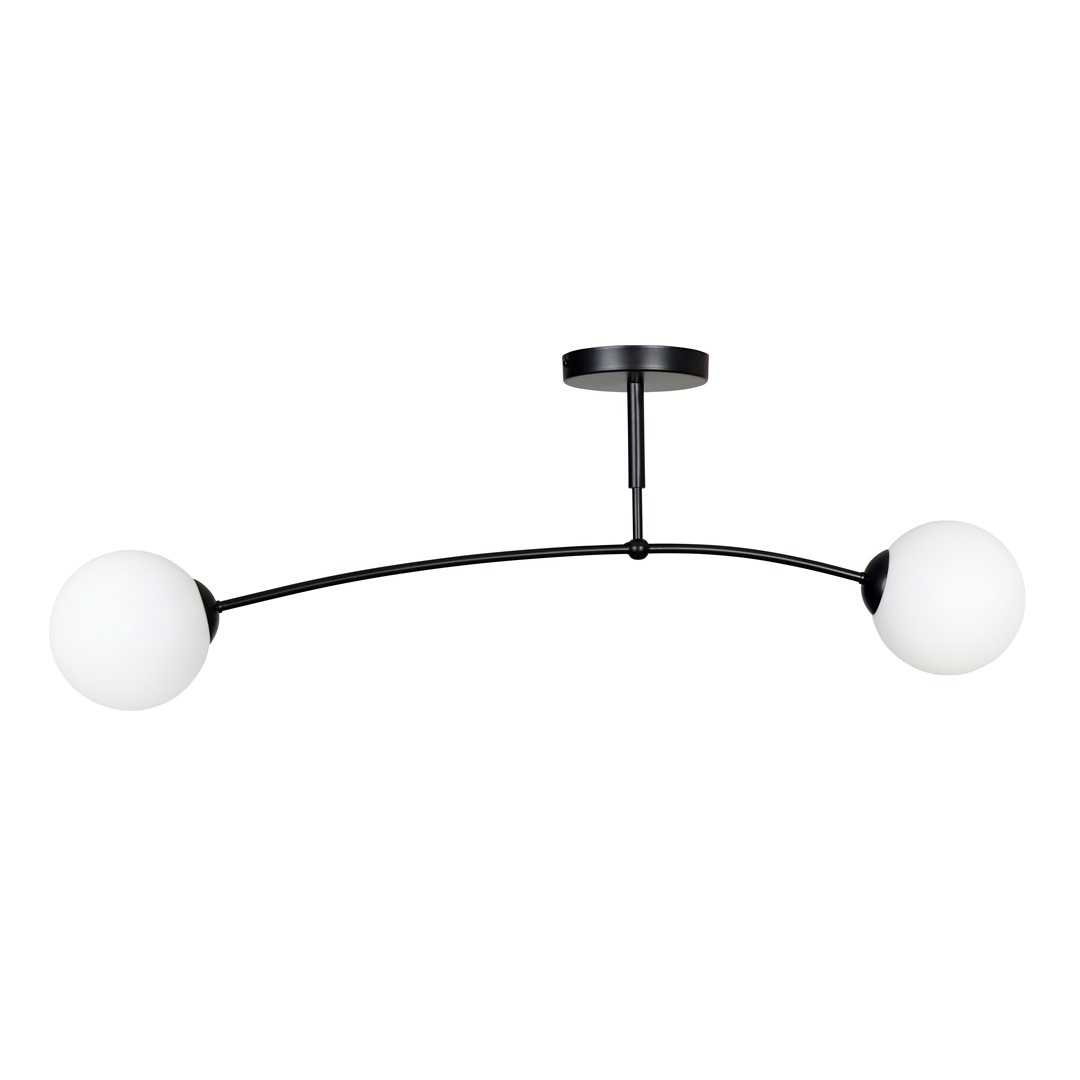 Pregos 60cm Negro plafón De Emibig Lighting - Las lámparas de techo Prego son un excelente complemento tanto para interiores modernos como clásicos.