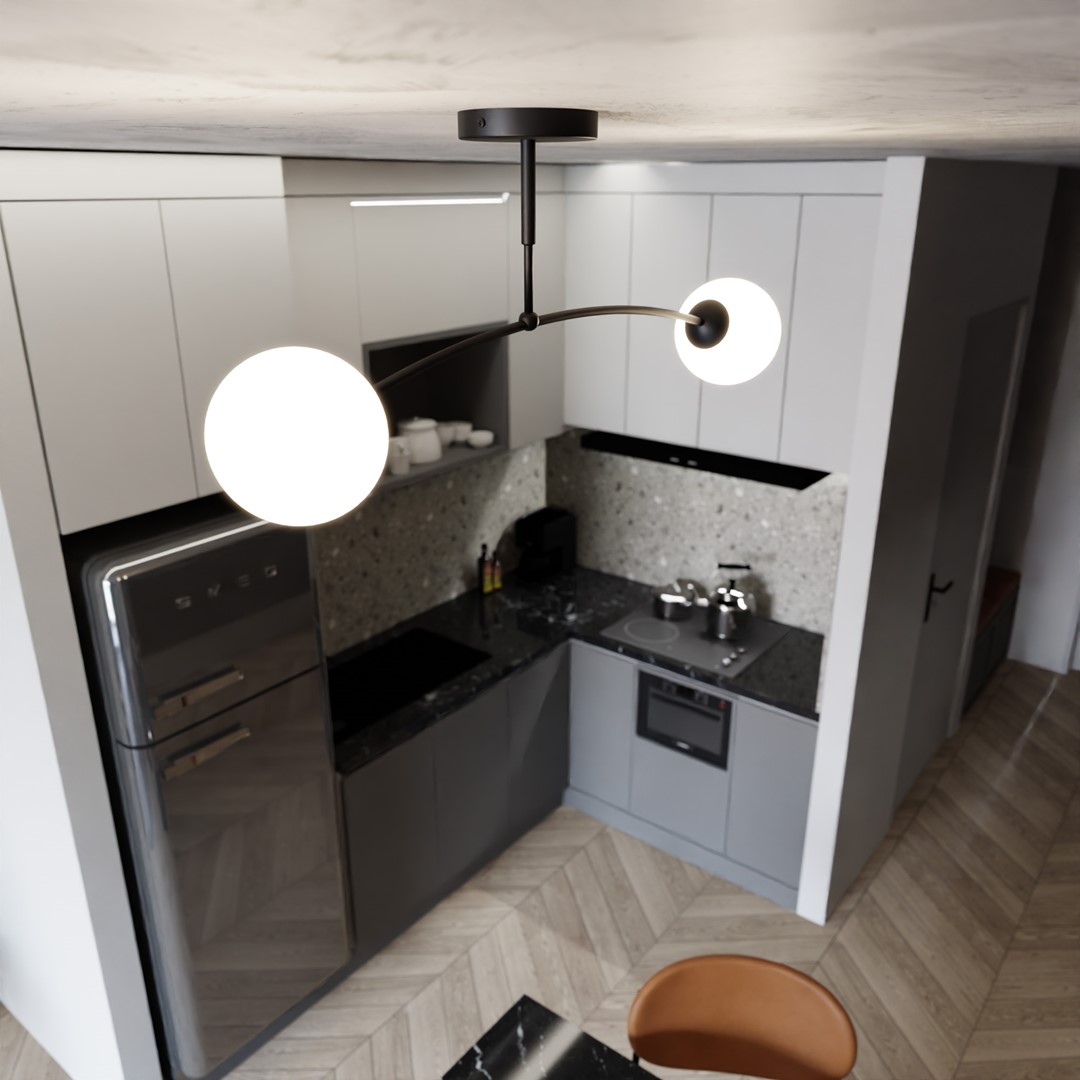 Pregos 60cm Negro plafón De Emibig Lighting - Las lámparas de techo Prego son un excelente complemento tanto para interiores modernos como clásicos.