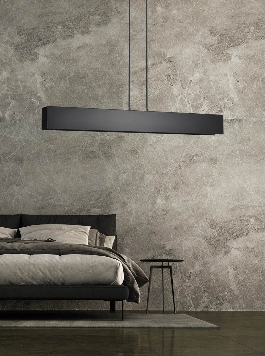 Gentor 96cm Negro Lámpas de techo De Emibig Lighting - Esta l&aacute;mpara caracter&iacute;stica no s&oacute;lo atrae la atenci&oacute;n visualmente, sino que tambi&eacute;n subraya el estilo de la habitaci&oacute;n.