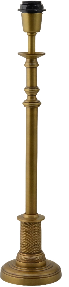 Cathrine 56cm Mässing base de lámpara De Hallbergs - Cathrine &auml;r en elegant lampfot i metall med en klassisk, h&ouml;g och sm&auml;cker design.