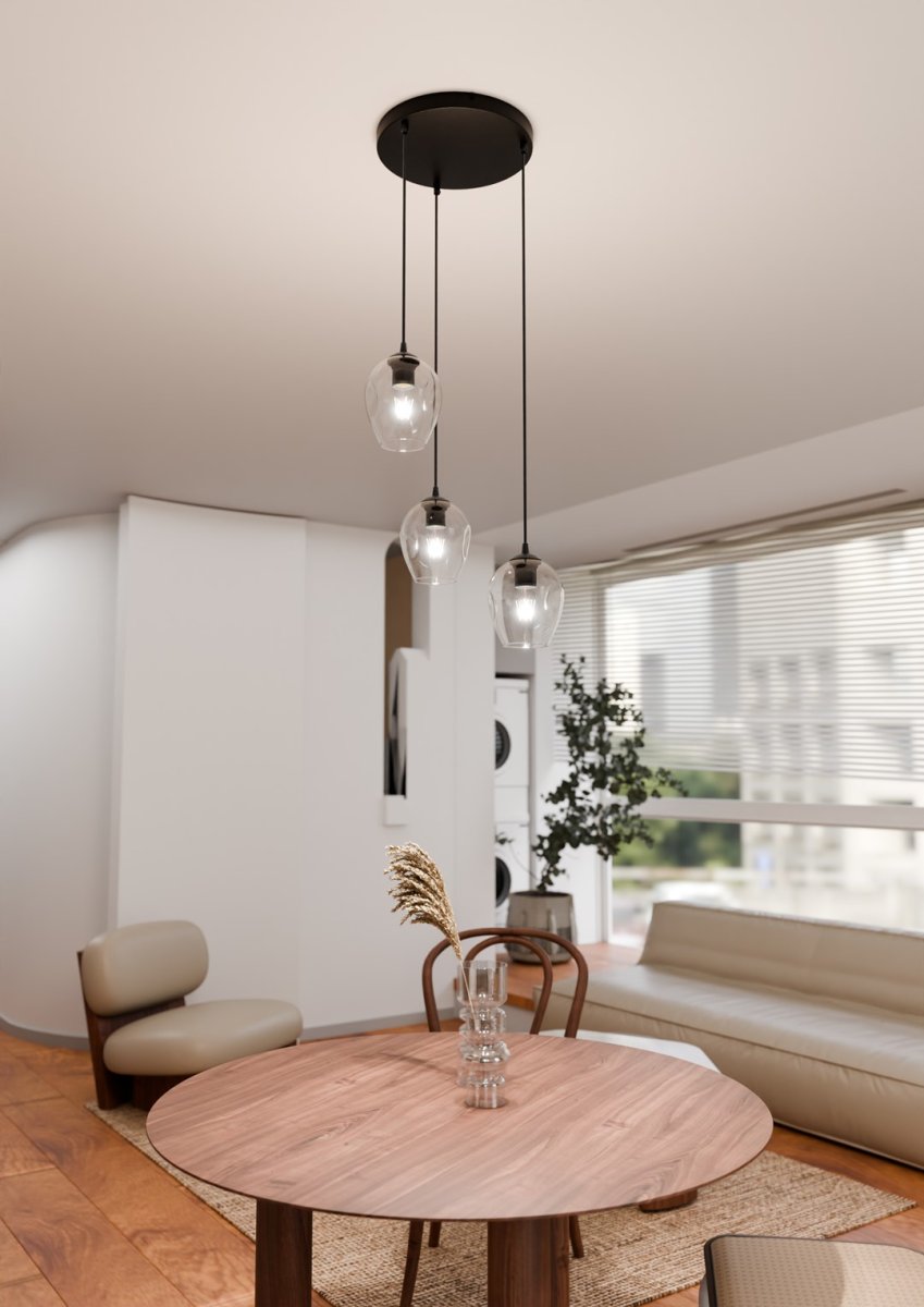 Istar Premium Ø40 Transparente Lámpas de techo De Emibig Lighting - Istar es una colección de lámparas de techo versátiles y atemporales.