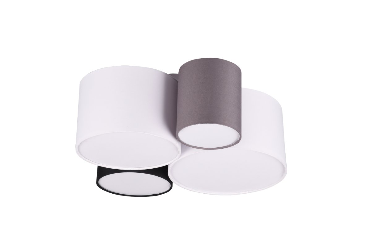 Hotel 50cm Multicolor plafón De Trio Lighting - La l&aacute;mpara de techo HOTEL con sus cuatro fuentes de luz es especialmente adecuada para salones y dormitorios, donde establece acentos de iluminaci&oacute;n armoniosos y crea un ambiente acogedor.