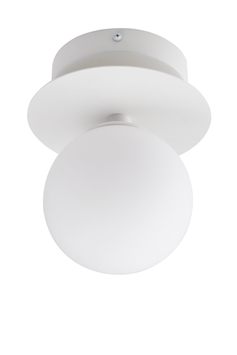 Art Deco Ø24 Blanco lámpara de baño De Globen Lighting - La l&aacute;mpara Art D&eacute;co tiene clasificaci&oacute;n IP44 y se instala f&aacute;cilmente en el ba&ntilde;o.