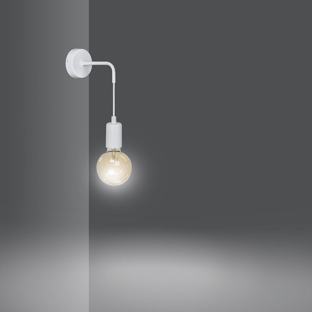 Multipo K1 Blanco lámpara de pared De Emibig Lighting - Ideal para dormitorios, pasillos o salas de estar donde se busca una solución de iluminación funcional y moderna.